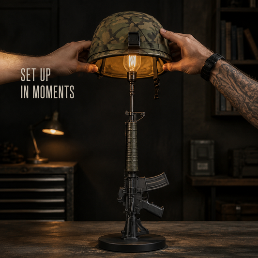 Military-Style Desk Lamp Command Your Space