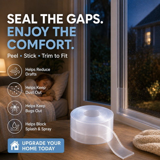 LAST Self-Adhesive Door & Window Weather Seal Tape | Draft Barrier