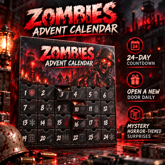 Zombie Countdown Advent Calendar for Halloween