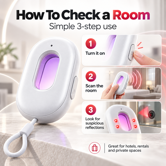 Compact Infrared Camera Detector Protect Your Privacy Anywhere