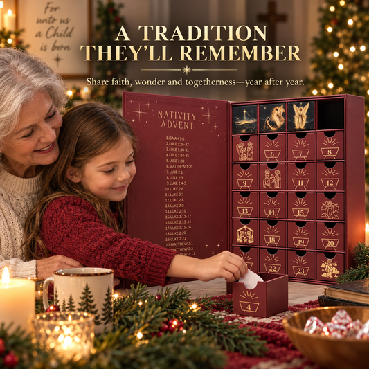 Nativity Advent Calendar 24 Days Of Faith & Family