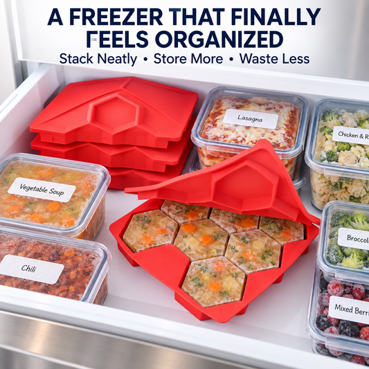 8 in 1 Burger Press & Freezer Container Make Perfect Uniform Patties for Grilling & Meal Prep