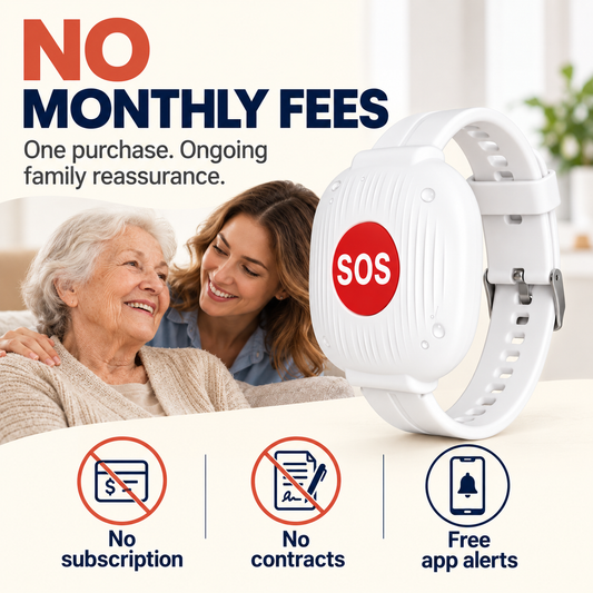 Emergency Bracelet with SOS Button for Seniors
