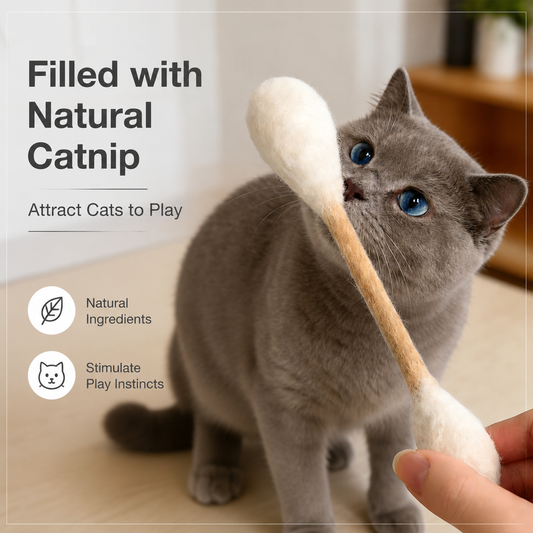 Cotton Catnip Swab Toys