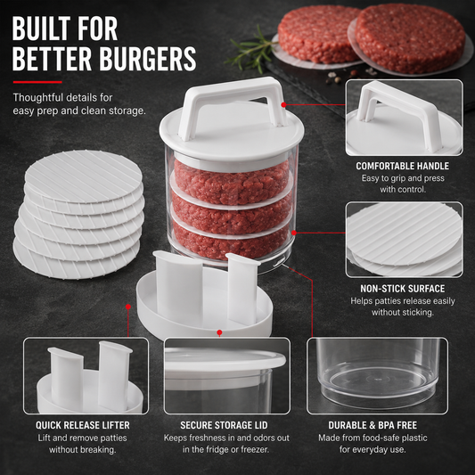 Burger Patty Press Kit
