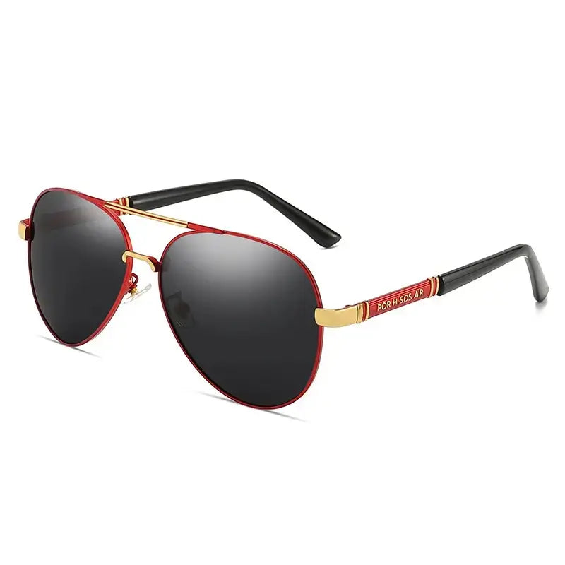 2-Pack Unisex Aviator Sunglasses | 100% Polarized Lenses