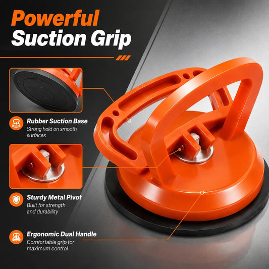 Dent Puller Kit 2 Pcs, Strong Suction Cup Auto Body Remover Tool (Large & small)