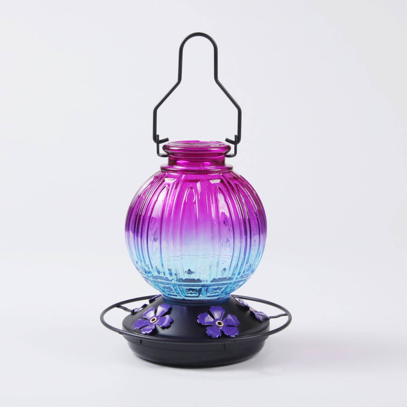 Glass Hummingbird Feeder