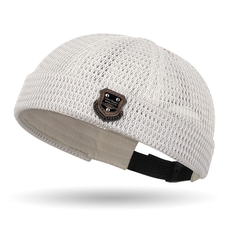 Lightweight Netting Beanie Breathable Cuffed Skull Cap for Summer Runs