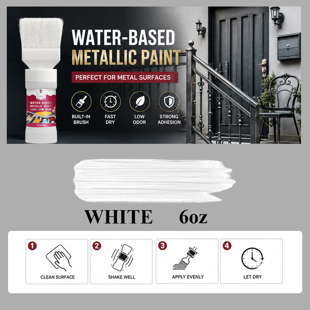 ⏳Time-Limited Special⏰Rust Converter Metallic Paint – One coat stops rust, no sanding, no fumes. 🔨🛡️