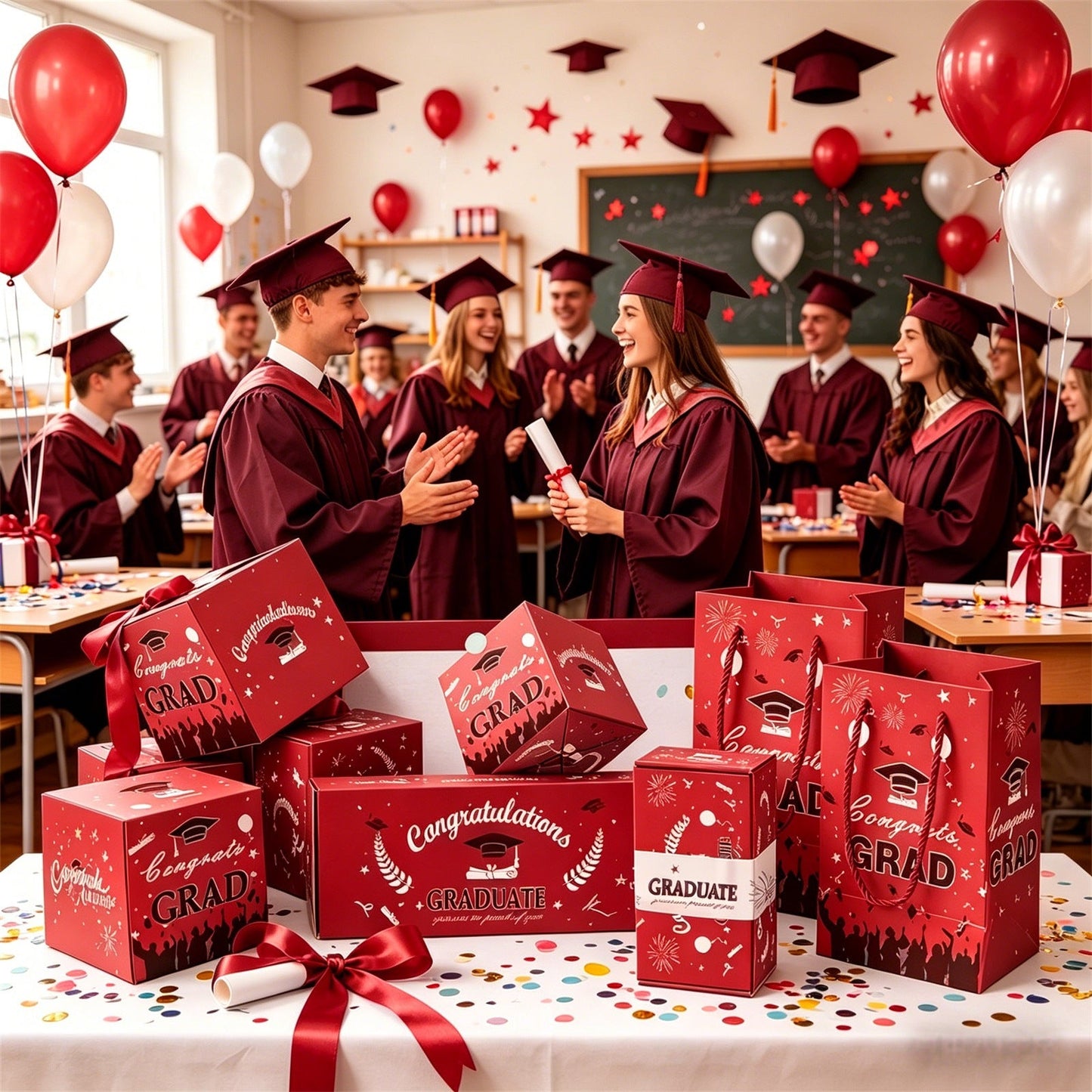 Graduation Explosion Gift Box
