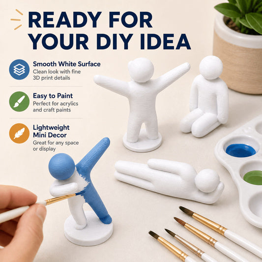 Paintable Chameleon Figures
