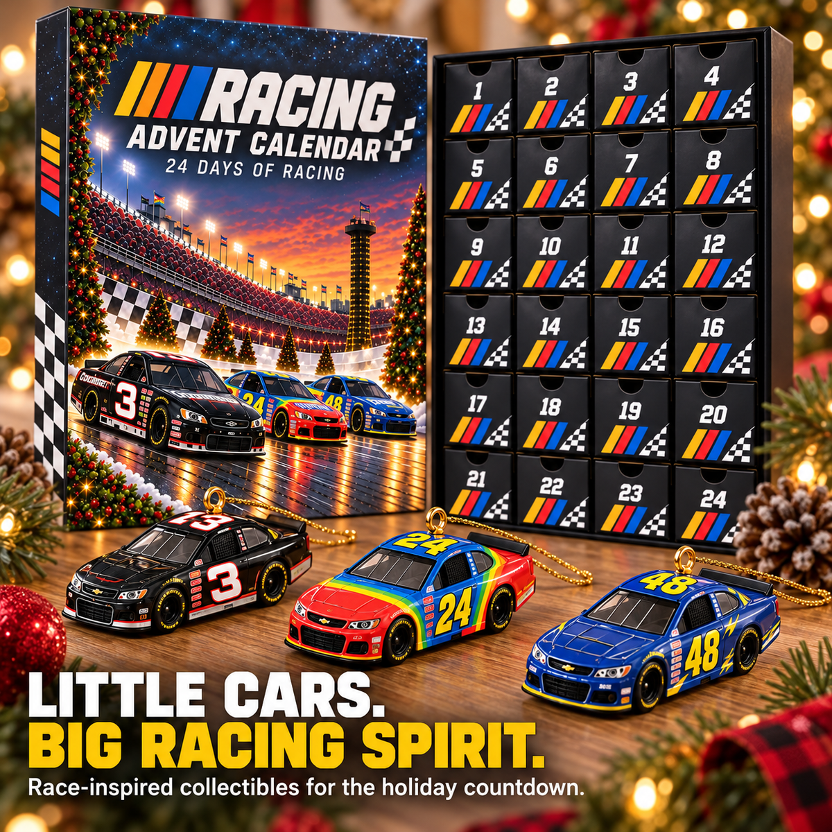24-Day Racing Advent Calendar Daily Collectible Surprises for Motorsport Fans