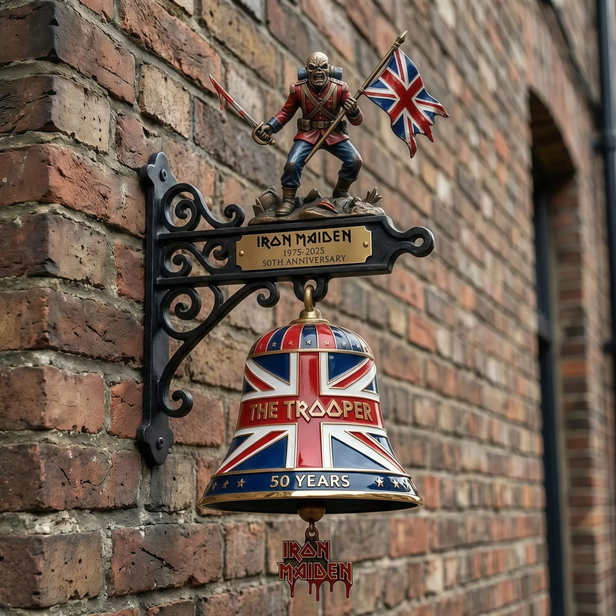 American Eagle 250th Anniversary Doorbell Handmade, Dimensions: 8'' 9'' 12''