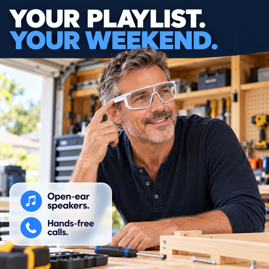 VUB Smart Audio Glasses Photochromic Options & Hands-Free Calls