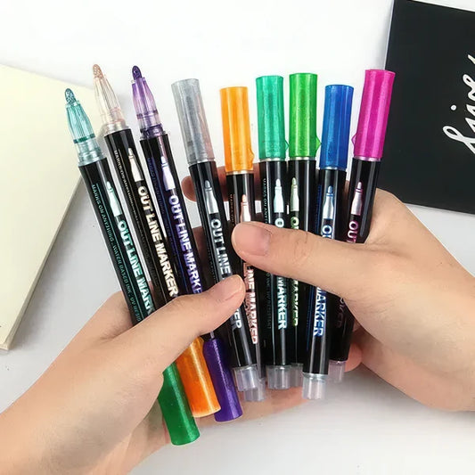 Fluorescent Marker Pen Set