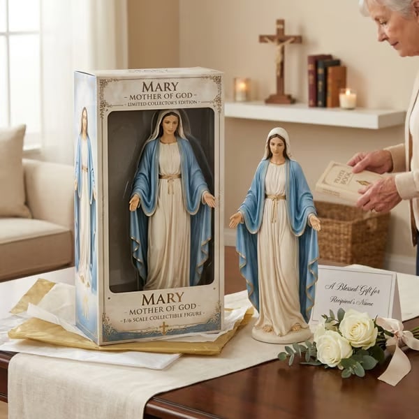 Limited Edition Virgin Mary Collectible Figure A Sacred Keepsake of Faith & Grace