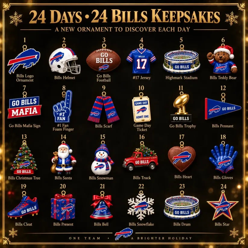 24 Days of Buffalo Bills Christmas The Ultimate Fan Countdown