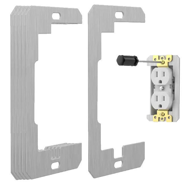 Wall Plate Spacers, Recessed Outlet Repair Shims for Sunken Electrical Outlets & Switch Plates
