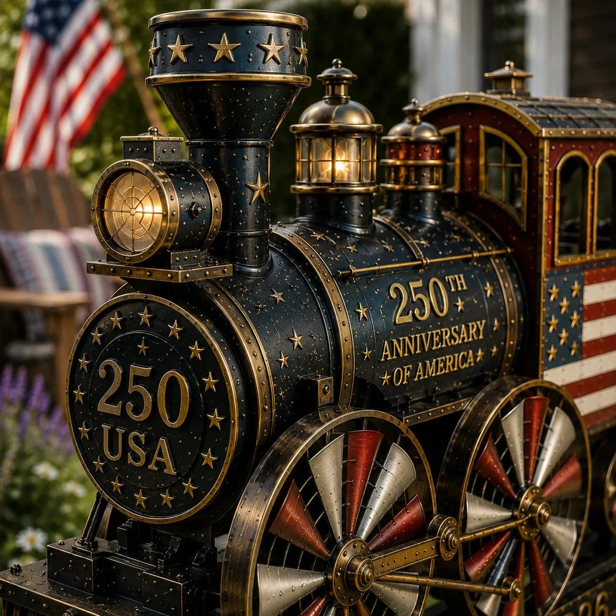 đ„Limited time 55% OFFđ„đUSA 250 âLiberty Expressâ Train Garden Wind Spinner