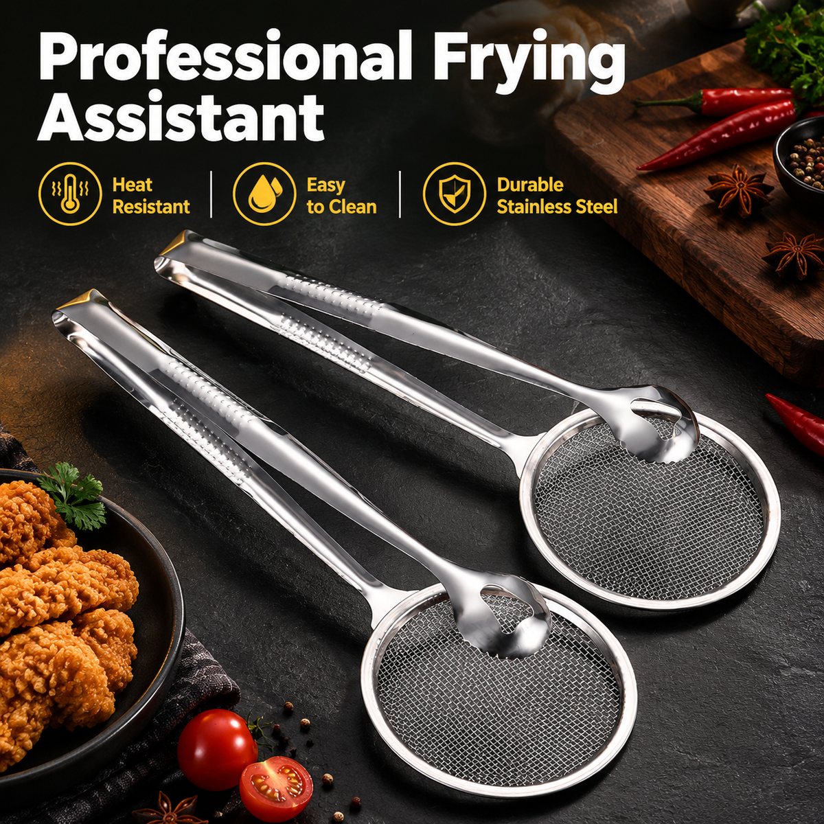 Last 200 pieces, Michelin chef recommended multi-functional stainless steel oil filter clip