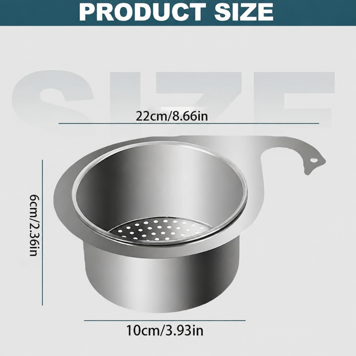 Stainless Steel Swan Sink Strainer