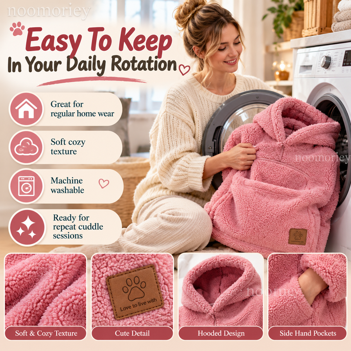 CozyPouch Pet Cuddle Hoodie