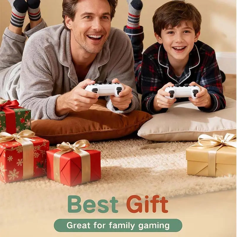 2026 Upgraded Retro Game Stick, 4K HDMI, 40000+ Classic Games, 23 Emulators, Dual Controllers