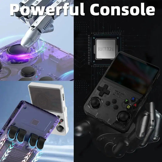 WUDS R36S Retro Handheld Game Console 3.5" HD IPS Screen Pocket Game Player