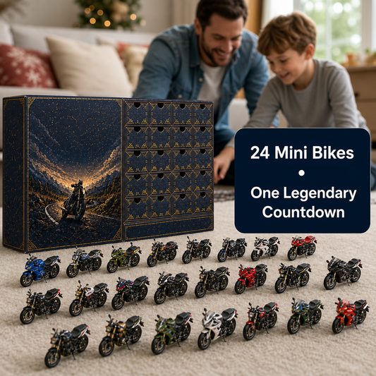 2026 Motorcycle Legends Advent Calendar 24 Days, 24 Mini Motorcycles, 24 Legendary Rides