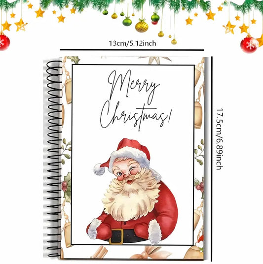 DIY Spiral-Bound Christmas Gift Card Album with Surprise Pages