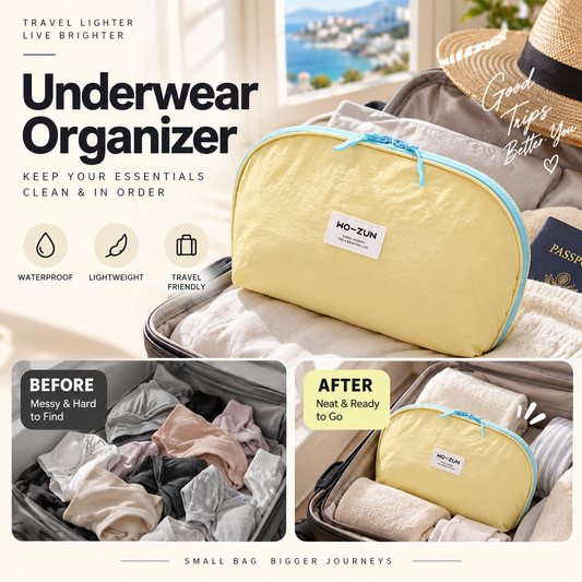 Special Price Portable Underwear Travel Organizer Separate Storage for Bras, Panties & Socks