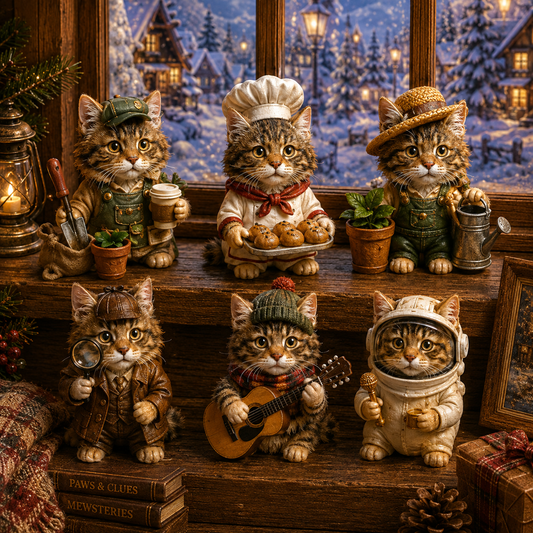 Maine Coon Jobs Advent Calendar 2026 24 Days of Unique Collectible Cat Miniatures