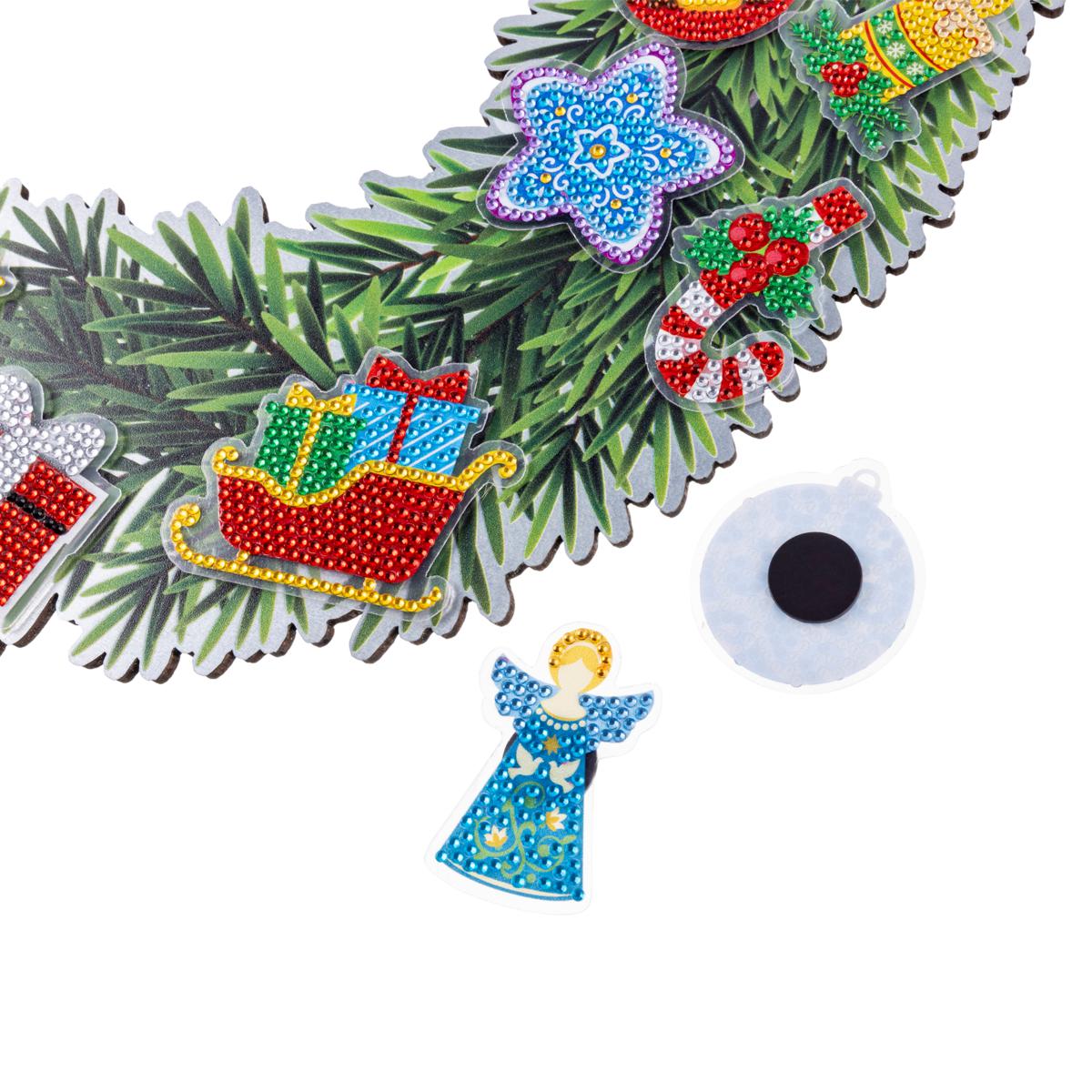 2026 Crystal Art Advent Calendar Christmas Wreath
