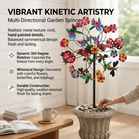 Decorative Flower Wind Spinners