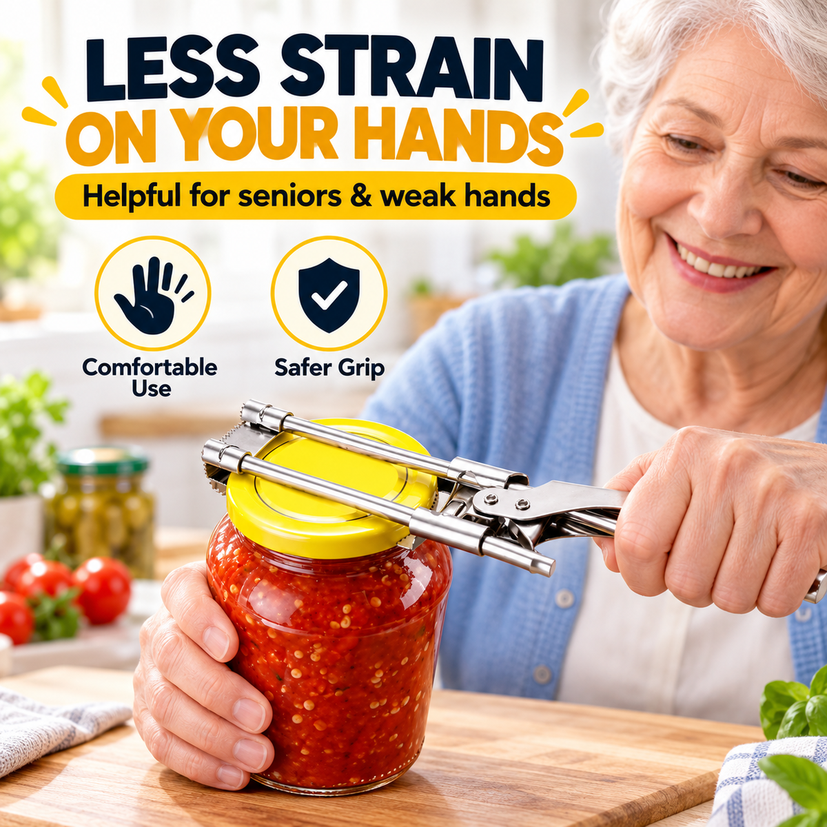 Adjustable Stainless Steel Can Opener