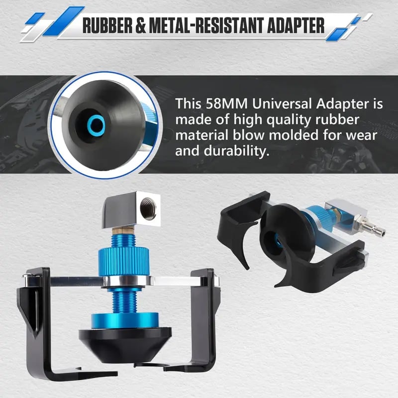 Universal 58mm Master Cylinder Brake Bleeder Adapter Kit