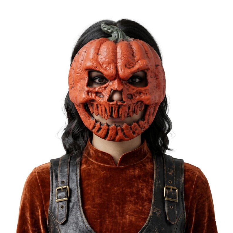 The Evil Jack-O'-Lantern Premium Pumpkin Skull Horror Mask
