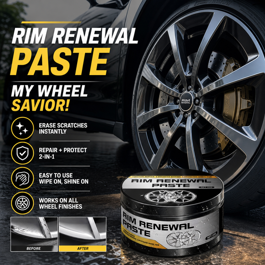 All-in-One Wheel Repair Paste Restore Your Wheels Like