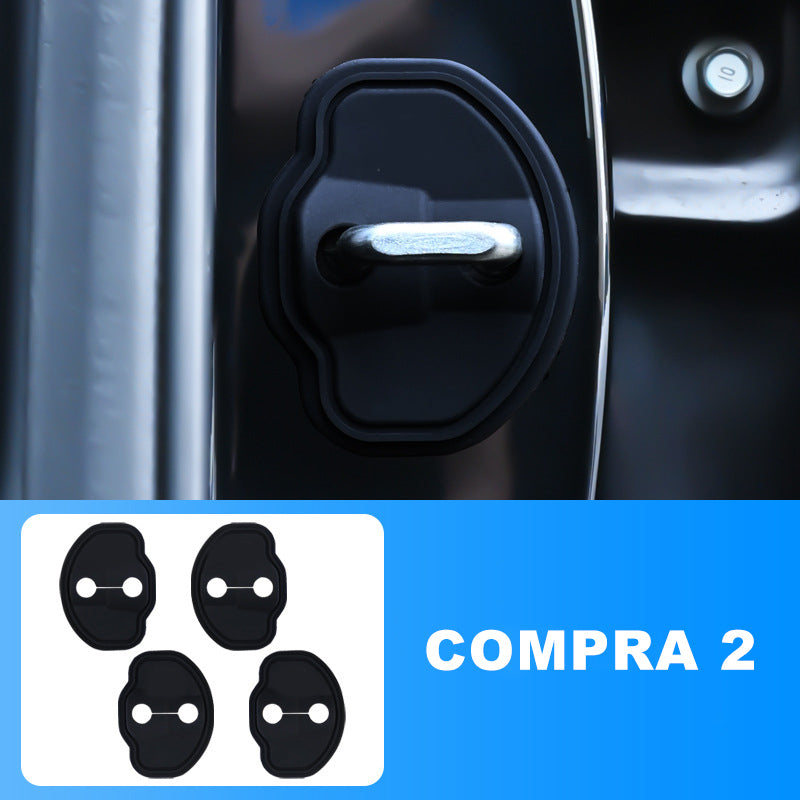 ๐ 8 PCS Car Door Lock Protector โ Noise Reduction & Weather Protection