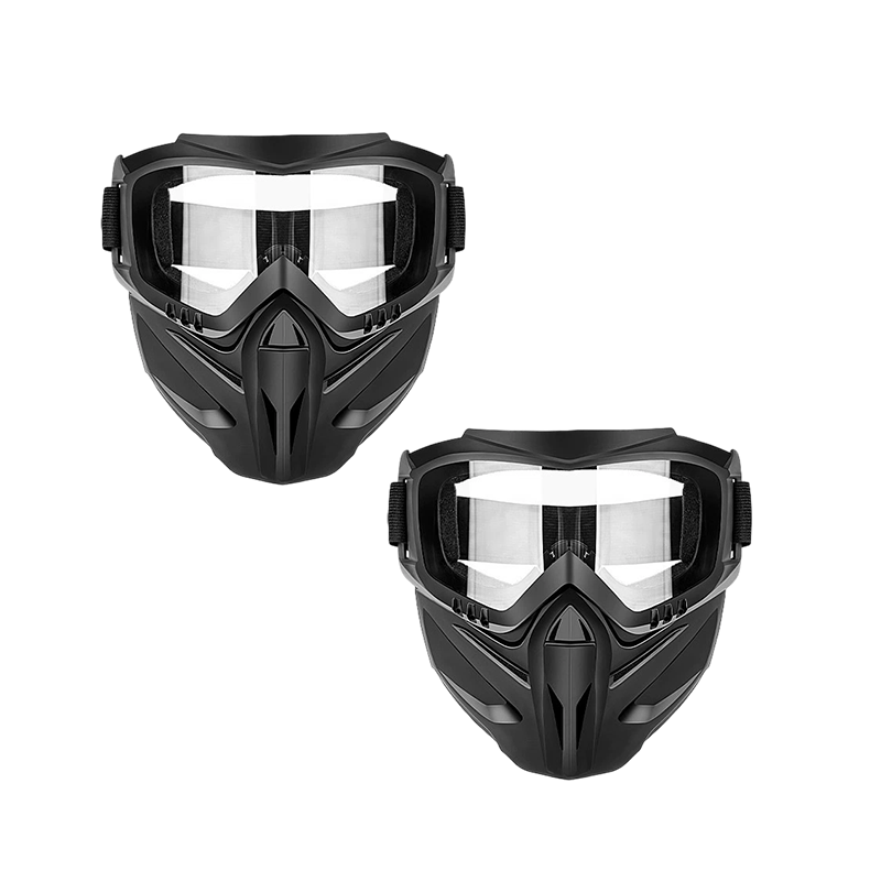 Detachable Full Face Goggle Mask Ultimate Protection & Tactical Style
