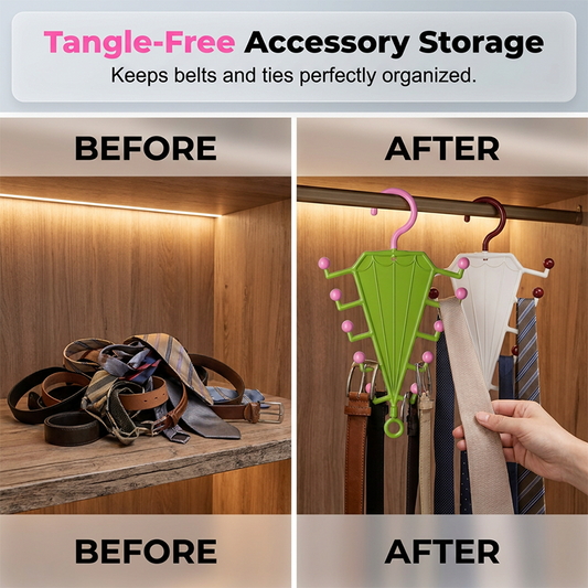 Double-Sided V-Shaped Hanger Rack