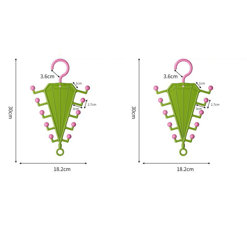 Double-Sided V-Shaped Hanger Rack