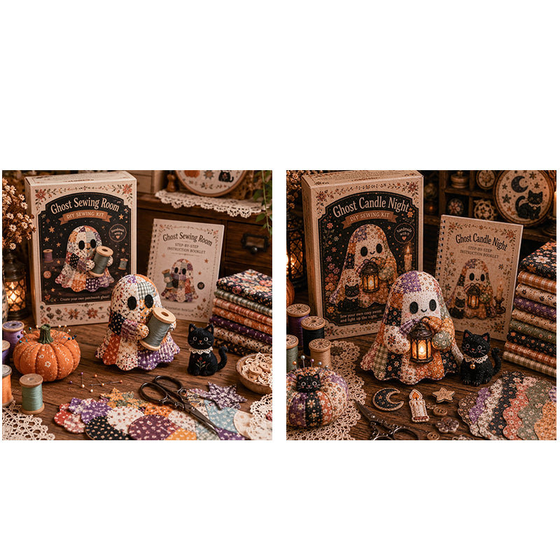 Little Ghost's Cozy Halloween DIY Patchwork Kit