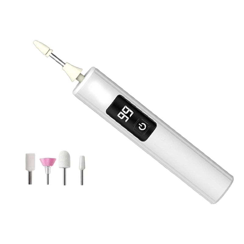 Professional Electric Nail Drill Machine, Portable Electric Nail Polisher with 4 Nail Drill Bits