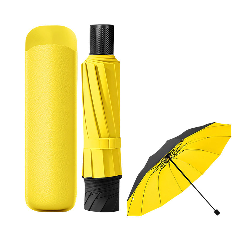 Extra-Large Reverse Folding Umbrella 125cm Canopy, 12-Rib Windproof Design & UPF50+ Sun Protection
