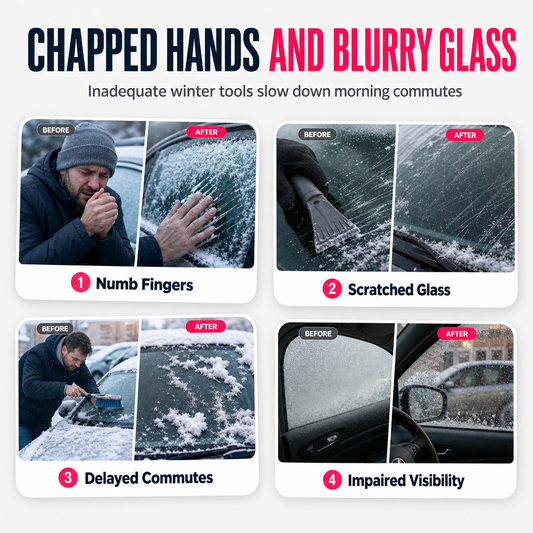 Portable Car Snow Remover and Clearing Tool