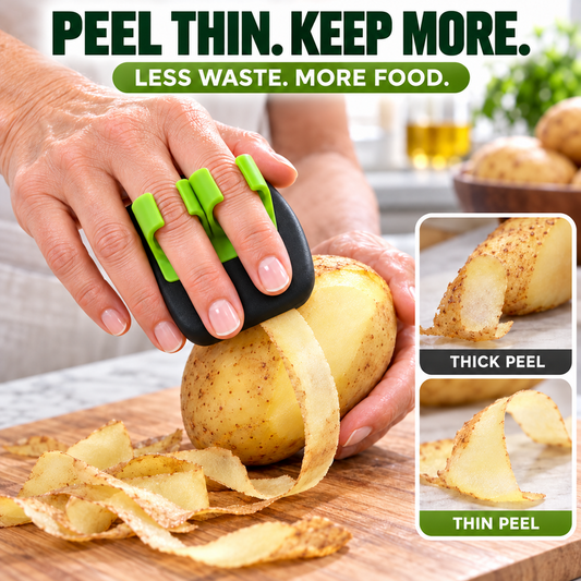 2026!Ergonomic Two-Finger Fruit and Vegetable Peeler