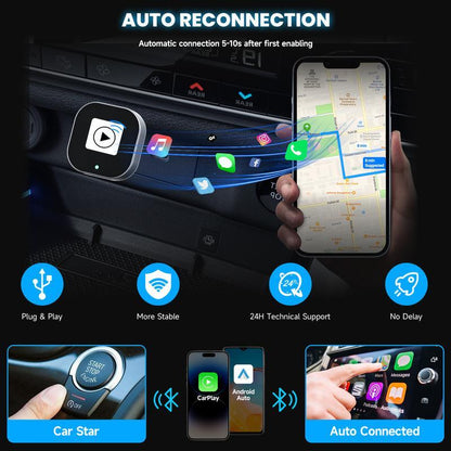 Mini Wireless CarPlay/Android Auto Adapter