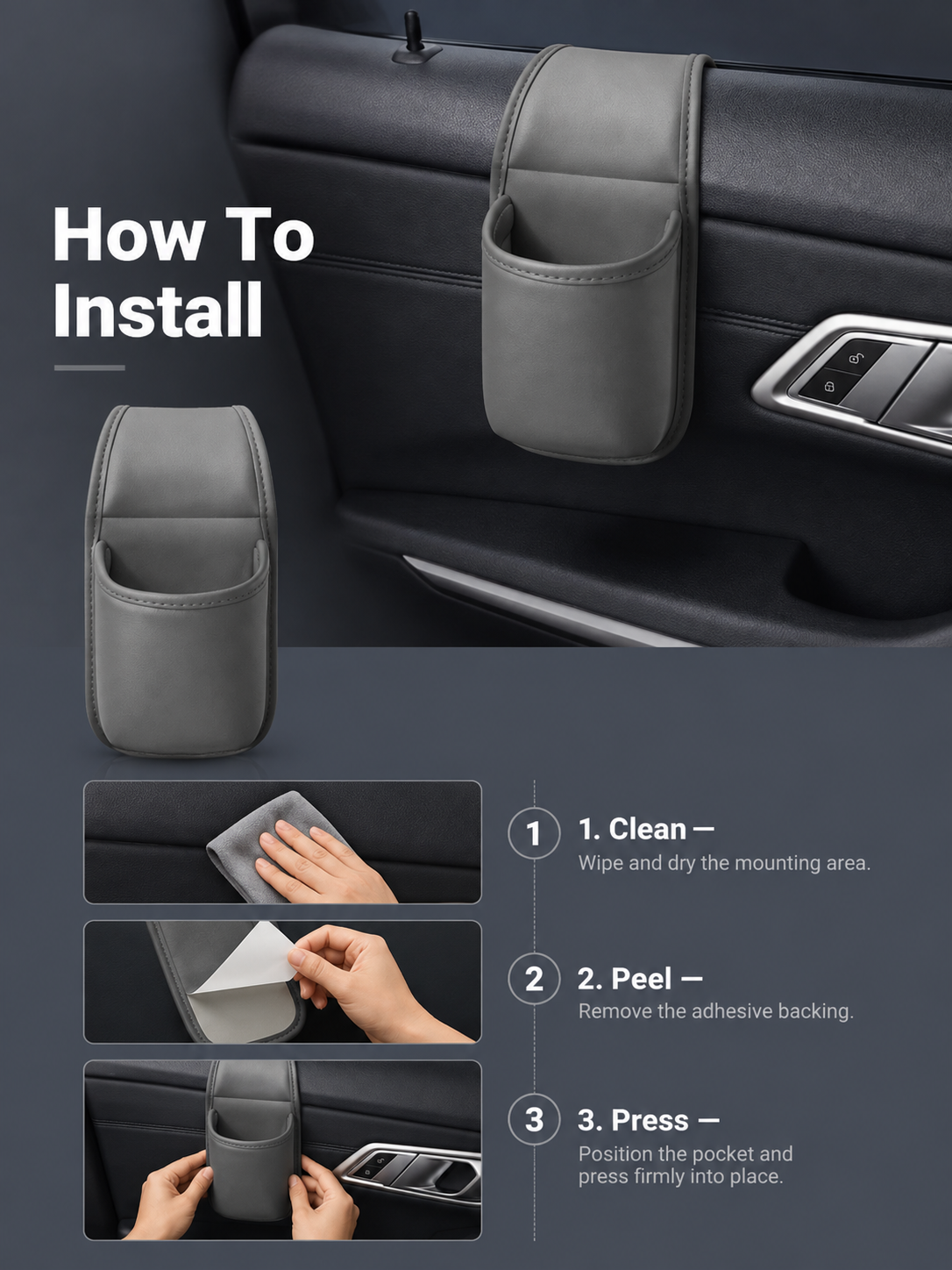 Car Interior Storage Pocket